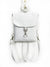 White Waterproof Rucksack, Minimalist Slim Backpack