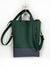 Grey - Teal Messenger Convertible Backpack