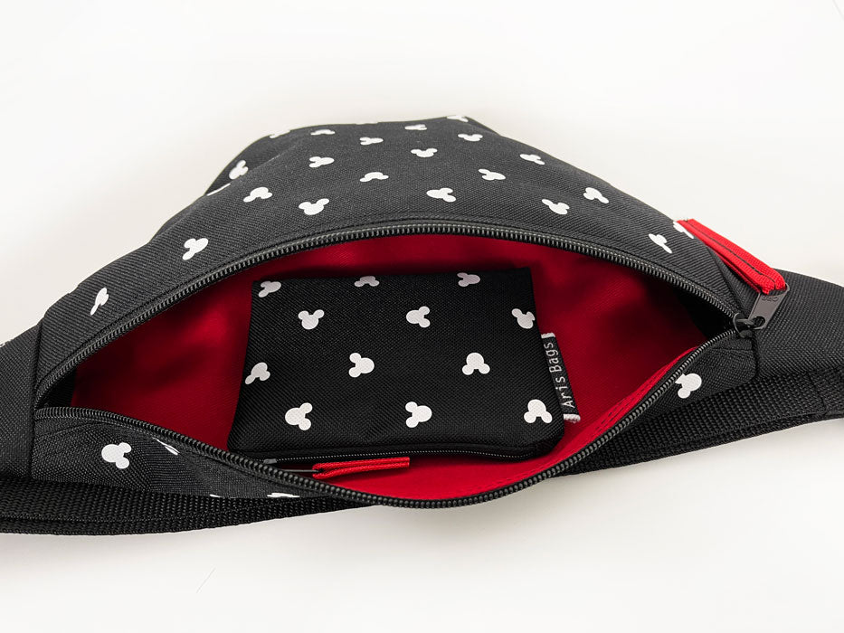 Black Disney Mickey Mouse Purse Handbag With Goldtone Hardware | eBay