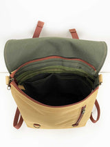 Midi Waterproof Backpack with Flap, Fall Crossbody Bag - 6