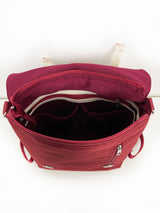 Designer Convertible Backpack with Flowers