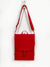 Red Multipurpose Backpack, Women's Cross Body Bag