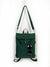 Teal Green Convertible Backpack and Sustainable Crossbody Bag