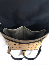 Mustard Brown Mickey Mouse Disney Backpack by Aris Bags