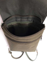 Forest Green Flap Backpack in several colors