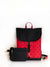 Red Black Customizable Mickey Backpack and Purse