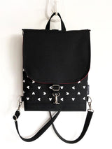 Black Mickey Mouse Disney Backpack and Purse by Aris Bags