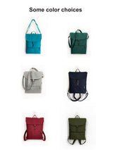 Black Convertible Backpack, Sustainable Laptop Bag