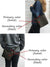 Black and Forest Waxed Canvas Cross Body Bag, Vegan Purse | Aris Bags