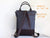 Black Multifunctional Messenger Tote Backpack