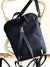 Black Traveller Waterproof Backpack, Vegan Cross Body Bag | Aris Bags
