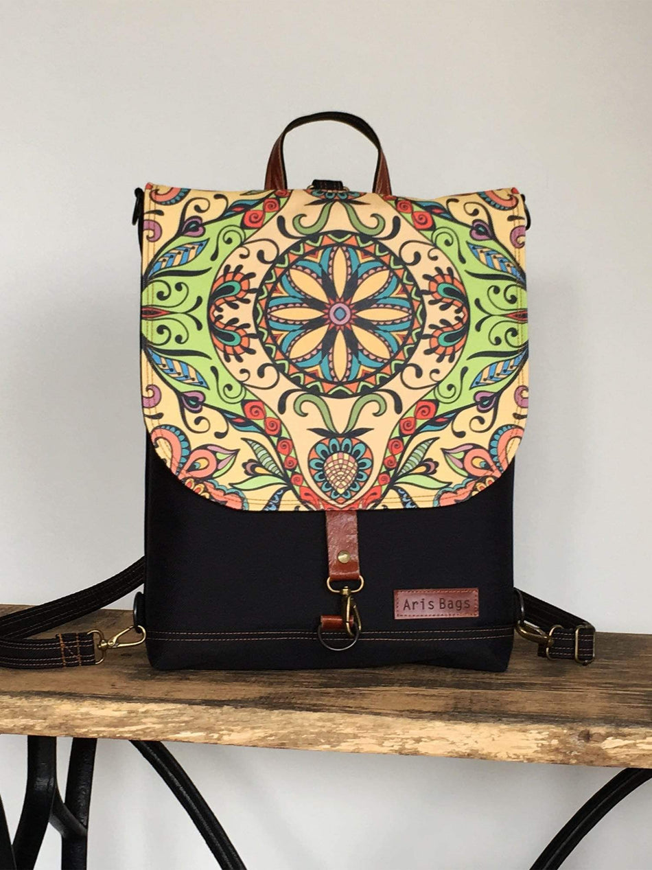 Boho discount laptop backpack