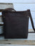 Dark Brown Waxed Canvas Cross Body Bag, Unisex Daybag | Aris Bags