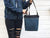 Denim Blue and Black Waxed Canvas Cross Body Bag | Aris Bags