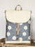 Designer Women's Backpack with Daisy floral | Aris Bags