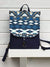 Ethnic Turquoise Blue Vegan Backpack, Bohemian Cross Body Bag | Aris Bags