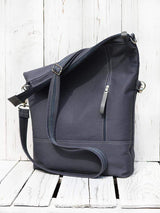 Customizable Vegan Messenger Tote Backpack