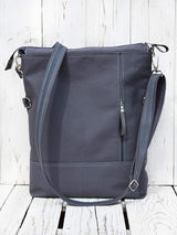 Customizable Vegan Messenger Tote Backpack