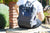 Grey Traveller Waterproof Backpack, Vegan Cross Body Bag | Aris Bags