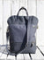 Grey Traveller Waterproof Backpack, Vegan Cross Body Bag | Aris Bags