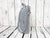 Grey Women's Customizable Backpack, Multipurpose Cross Body Bag