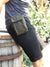 Minimalist Slim Waxed Canvas Belt Bag, Unisex Cross Body Bag | Aris Bags