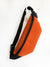 Orange urban vegan unisex chest bag, fanny pack, belt bag