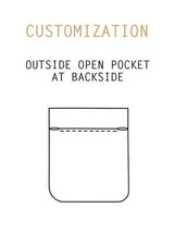 Outside open pocket upgrade to the backside | Aris Bags