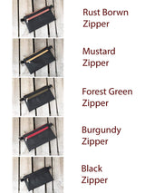 Personalized Minimalist Belt Bag, Waxed Canvas Cross Body Bag | Aris Bags