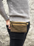 Personalized Minimalist Belt Bag, Waxed Canvas Cross Body Bag | Aris Bags