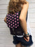 Polka Dots Women's Backpack and Cross Body Bag | Aris Bags