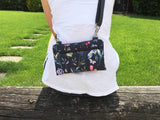 Boho Floral Fanny Pack, Vegan Belt Bag, Women Cross Body Bag | Aris Bags