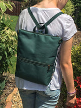 Teal Green Backpack, St Patrick's Day Cross Body Bag