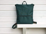 Teal Green Backpack, St Patrick's Day Cross Body Bag