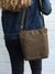 Toffee Waxed Canvas Cross Body Bag | Aris Bags