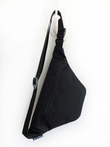 Black-Sling-Bag-Urban-Chest-Bag-Zipper_pocket-Hip-Pack-Adjustable-Strap-Bum-Bag-Minimal-Hip-Pack-Dark-Fanny-Pack