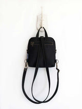 Luxury gold design vegan backpack, handmade rucksack, round style bohemian shoulder bag, mini size bag, madnala print, arabic, morocco bag, asian backpack, islamic style shoulder bag