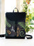 Chameleon Designer Backpack, Coanvertible Shoulder Bag and Backpack with Flap Closing-3