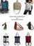 Grey Women's Customizable Backpack, Multipurpose Cross Body Bag