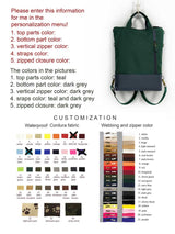 Grey - Teal Messenger Convertible Backpack