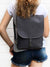 Customizable Gray Laptop Bag Minimalist Slim Backpack-2