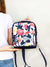 Floral Designer Backpack, Travelling Rucksack with convertible straps, Flower Design Bag