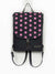 Gray Backpack with Pink Polka Dots