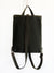 cotton vegan floral backpack with handle at the top flap closing and convertible starp to shoulder bag functional vegan bag
