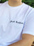 handwritten embroidery with custom calligraphy embroidery white embroidered t shirt