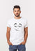 Smile Print T-Shirt, White Unisex T-SHirt with smile Printing, Vinly Transfer White tubular crew neck t-shirt, cool smile design t-shirt