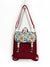 Designer Convertible Backpack with Flowers