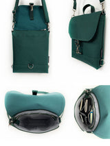 Emerald Green Vegan Sustainable Backpack 