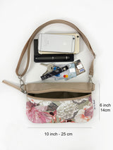 Designer Fanny Pack with Hydrangea Floral