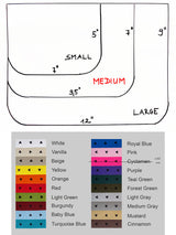 Personalizable Disney Purse for Mickey Mouse Lovers size chart